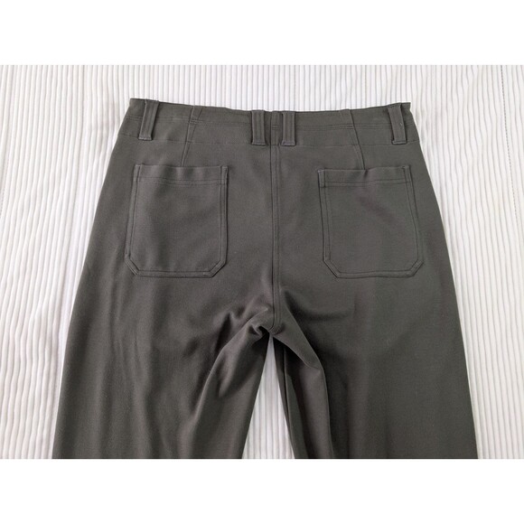 Title Nine Clamber Pants Womens 8 Green Mid Rise Zip Cargo Stretch - Picture 4 of 12